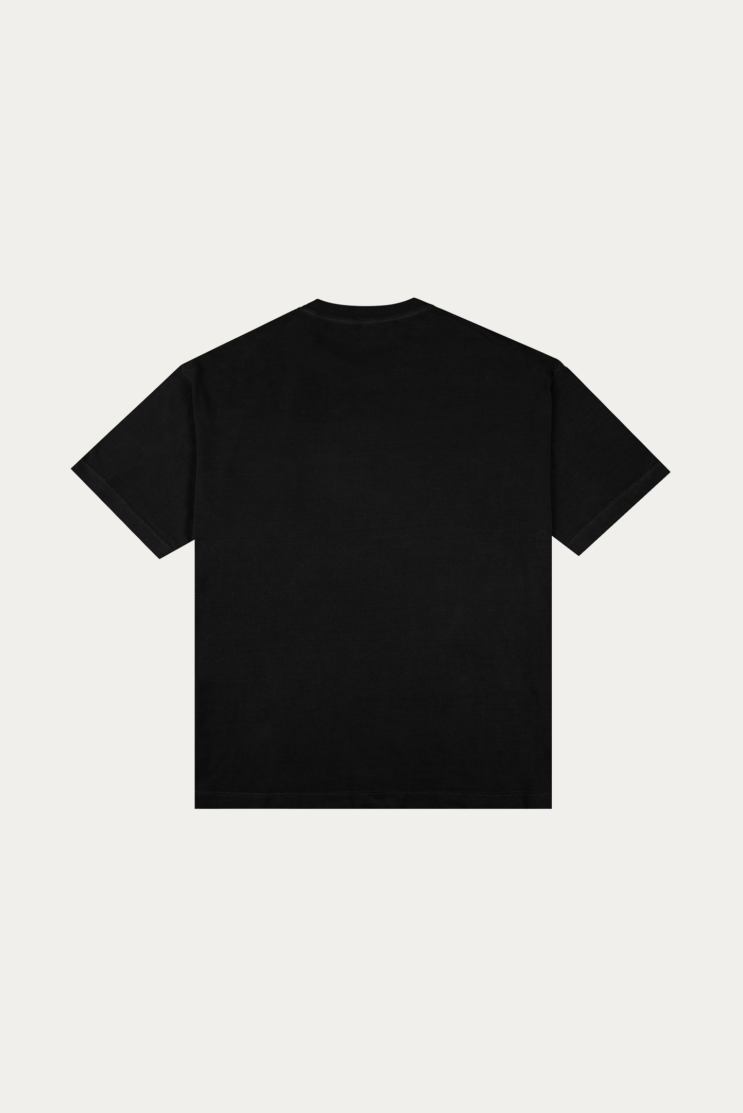 T-shirt Over Boxy "SYSTEM" - Preto