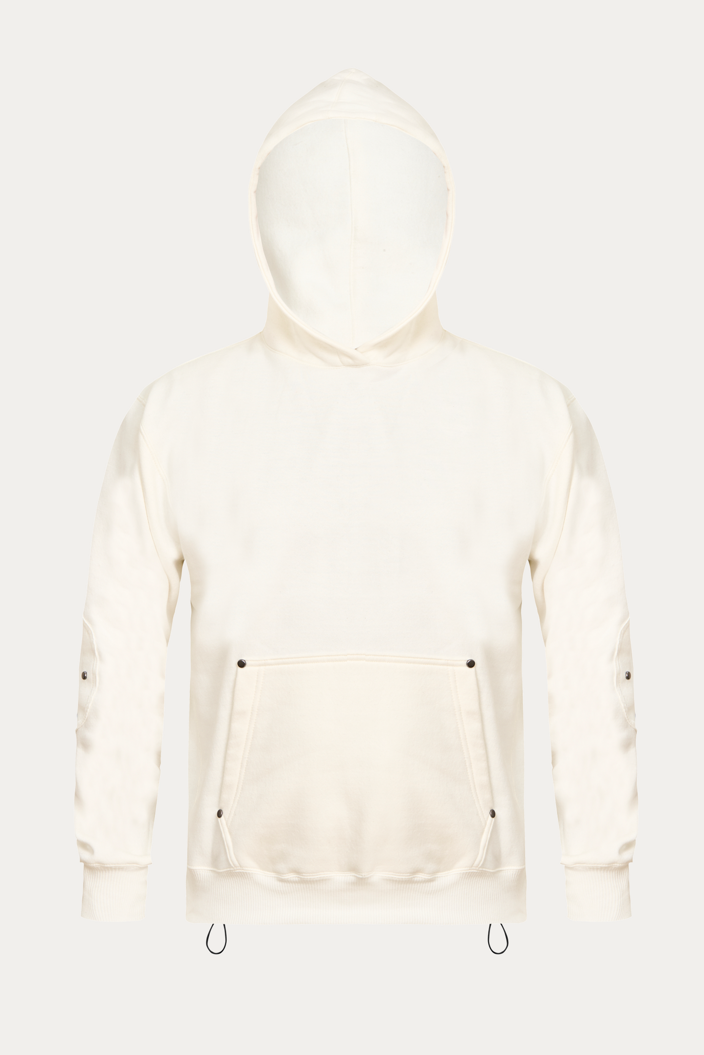 Hoodie Rivet "BASIC" - Off-white