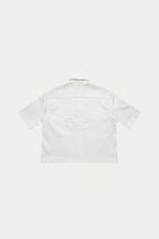 SHIRT BOXY " LOGO " - OFF-WHITE
