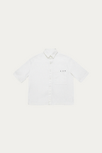 SHIRT BOXY " LOGO " - OFF-WHITE