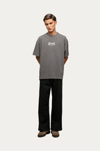 T-shirt Over Boxy " SINCE " - Cinza