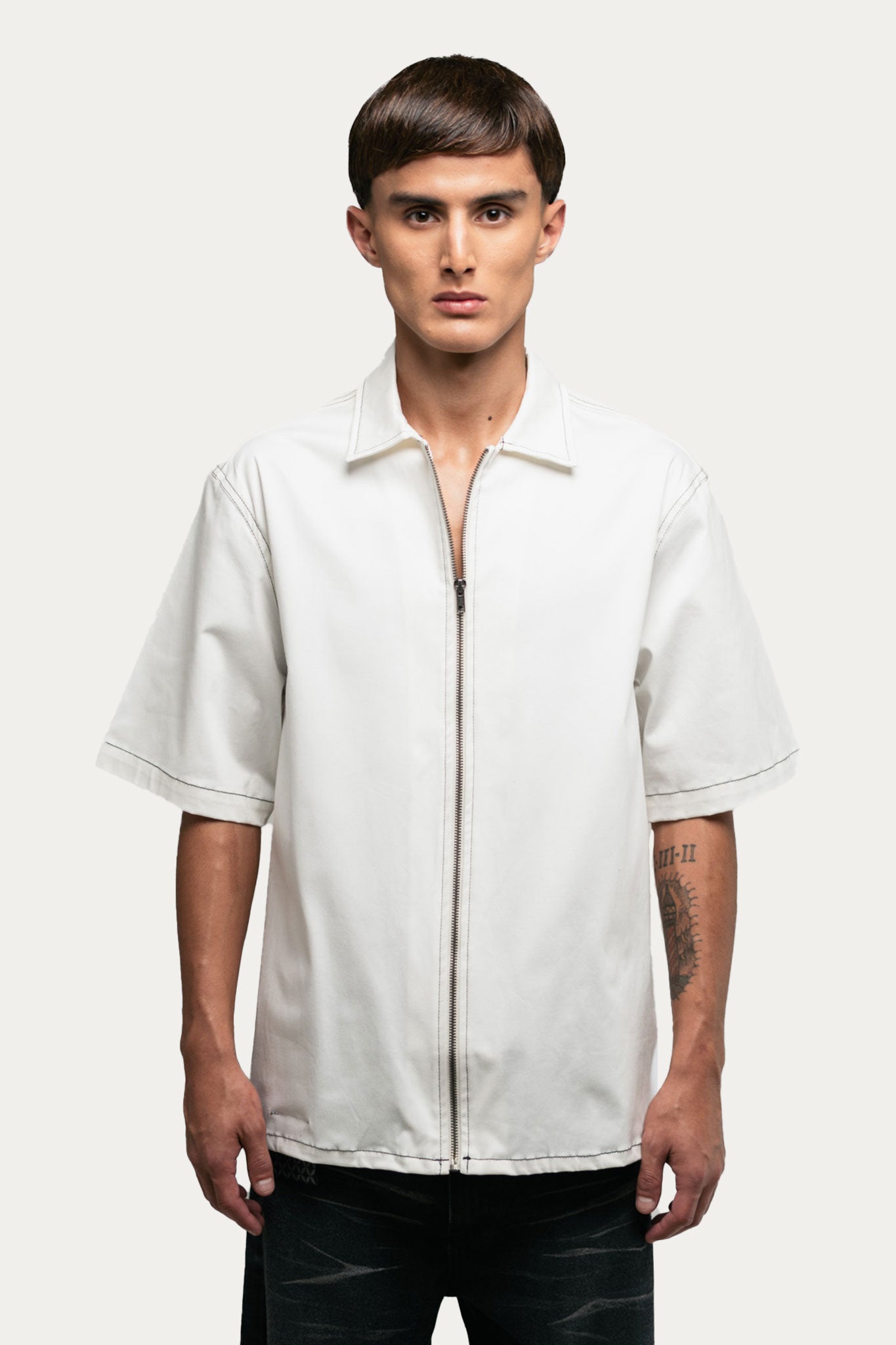 Shirt Boxy " BASIC " - Off-White