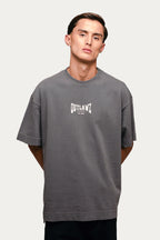 T-shirt Over Boxy " SINCE " - Cinza