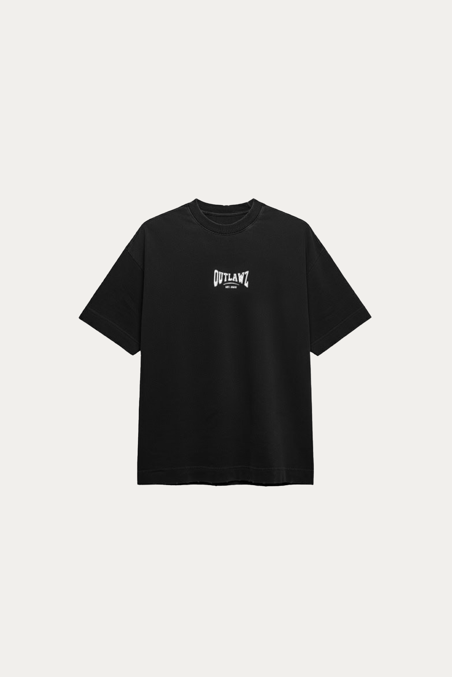T-shirt Over Boxy " SINCE " - Preto