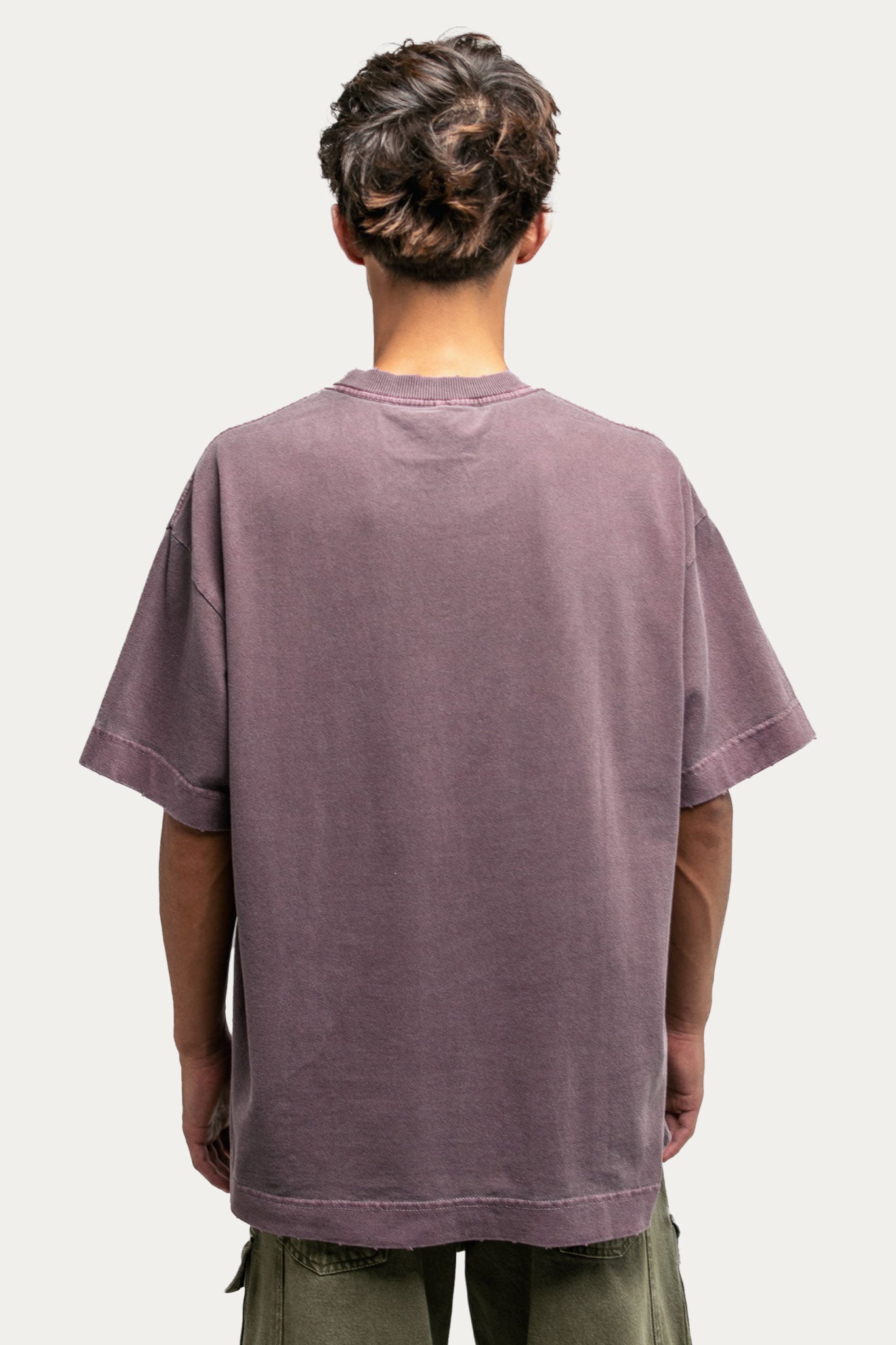 T-shirt Over Boxy " BASIC " - Bordô Estonado