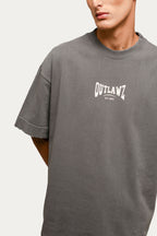 T-shirt Over Boxy " SINCE " - Cinza