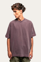 T-shirt Over Boxy " BASIC " - Bordô Estonado