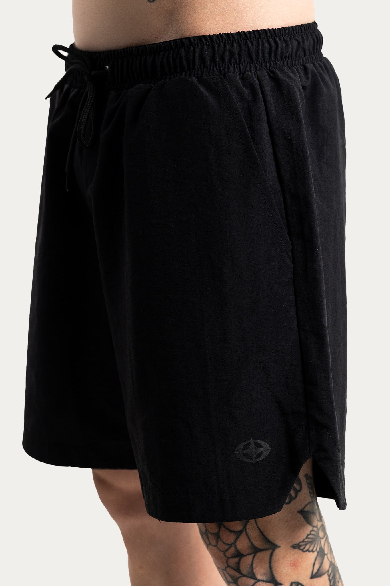 SHORTS  " LOGO " - PRETO