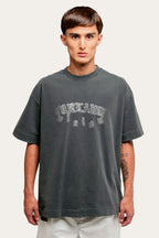 T-shirt Over Boxy "  NAKED " - Cinza Estonado