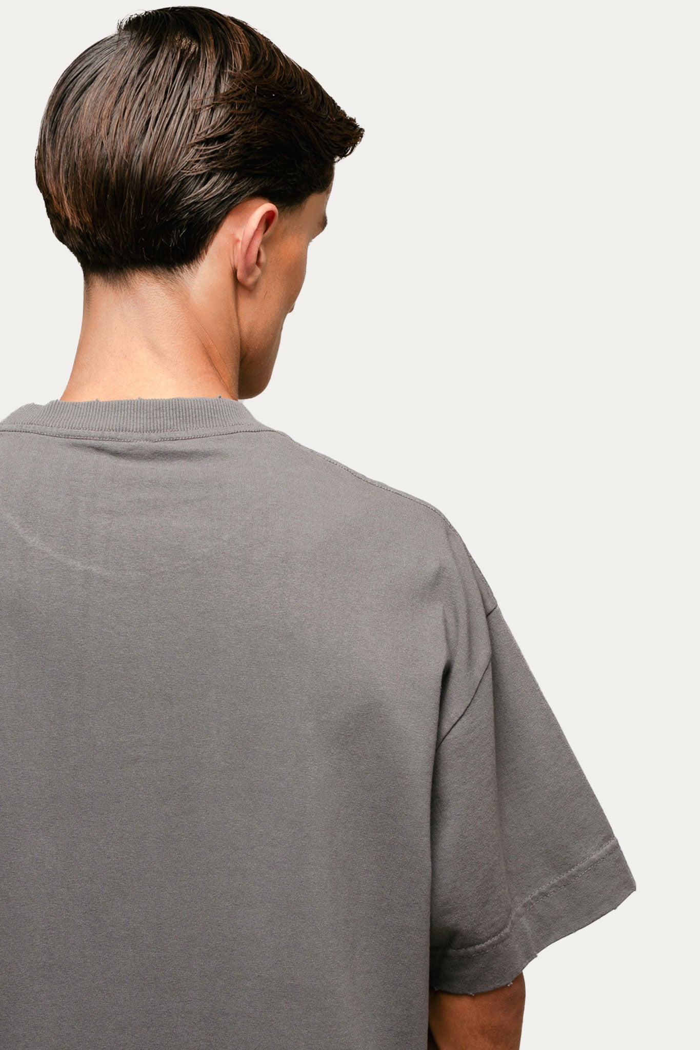 T-shirt Over Boxy " SINCE " - Cinza