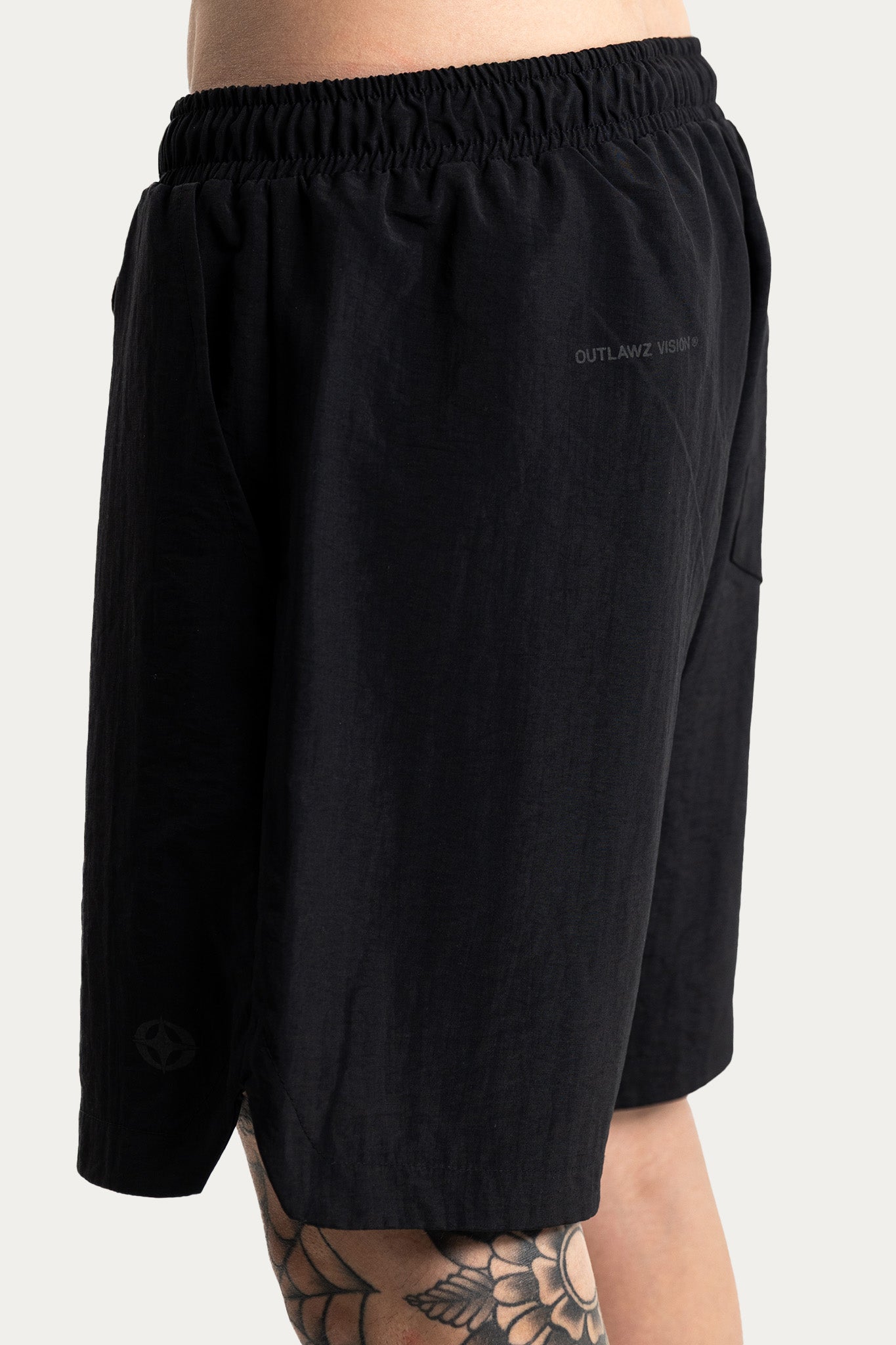 SHORTS  " LOGO " - PRETO