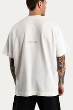 T-SHIRT OVER " SHE " - OFF-WHITE