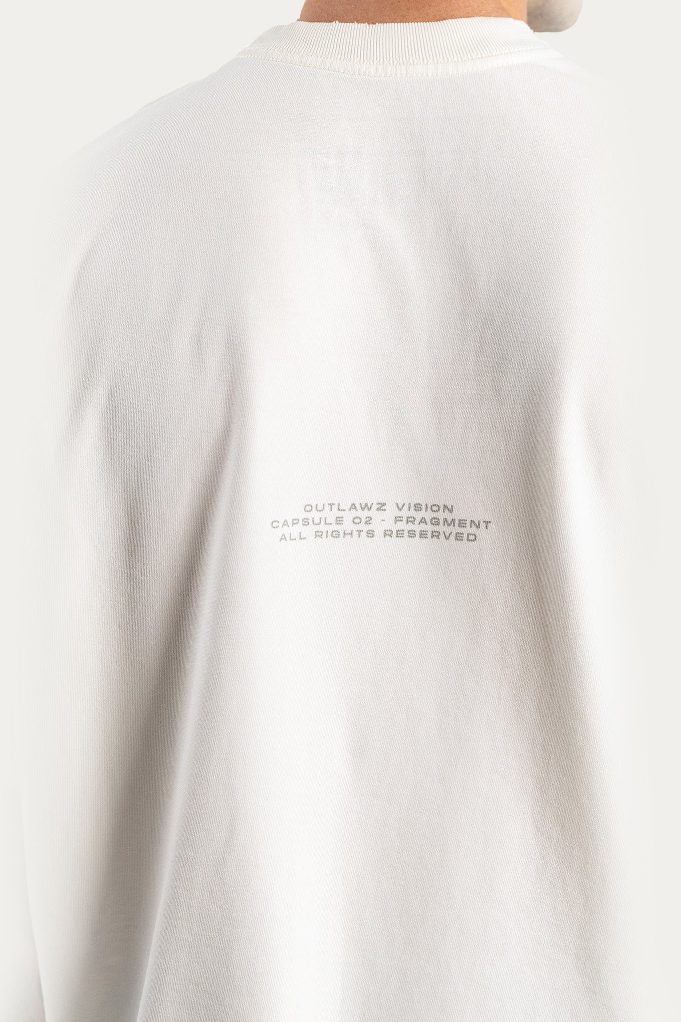 T-SHIRT OVER " SHE " - OFF-WHITE