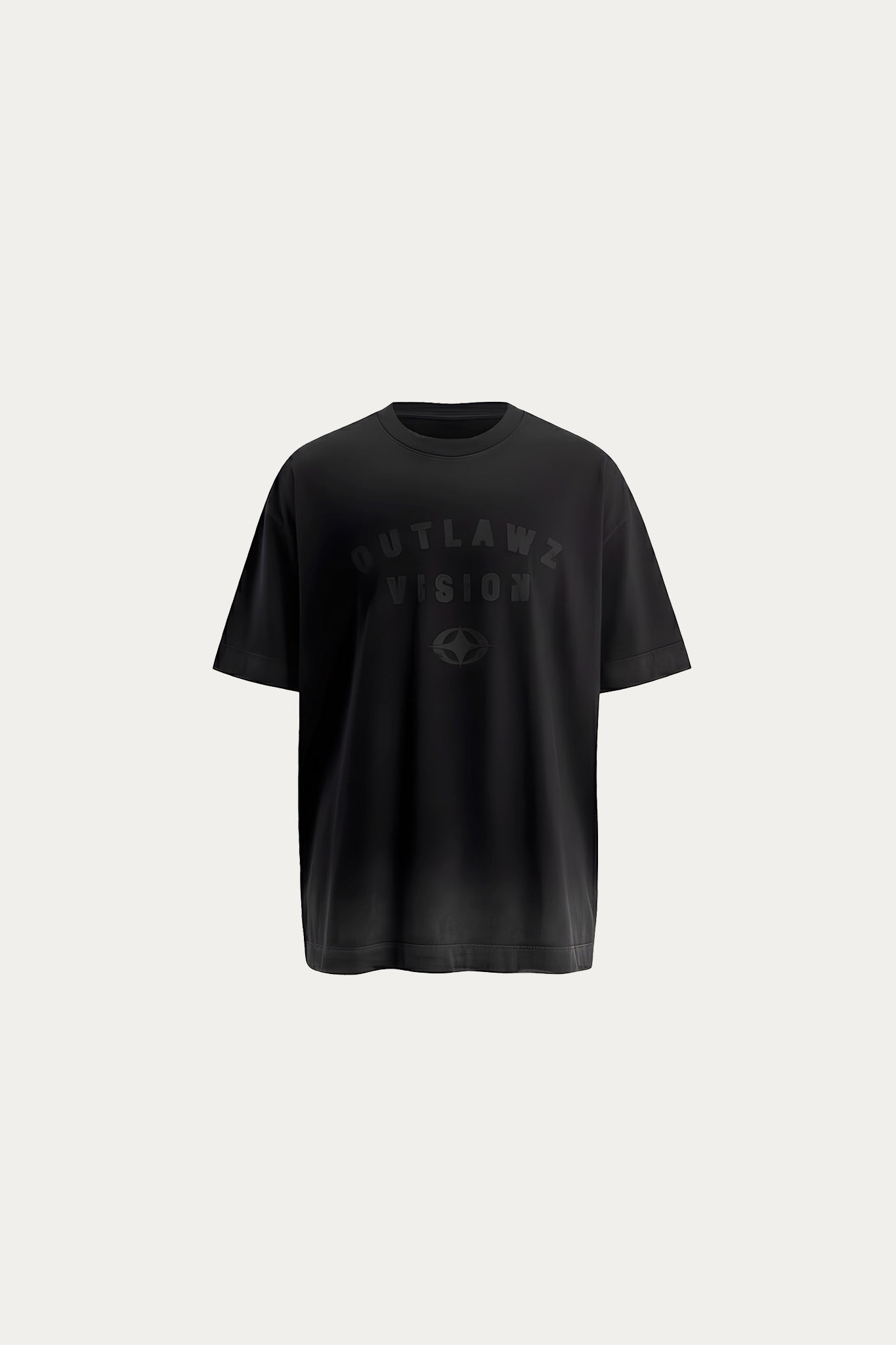 T-SHIRT OVER " OUT 002 " - PRETO