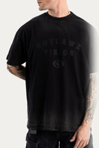 T-SHIRT OVER " OUT 002 " - PRETO