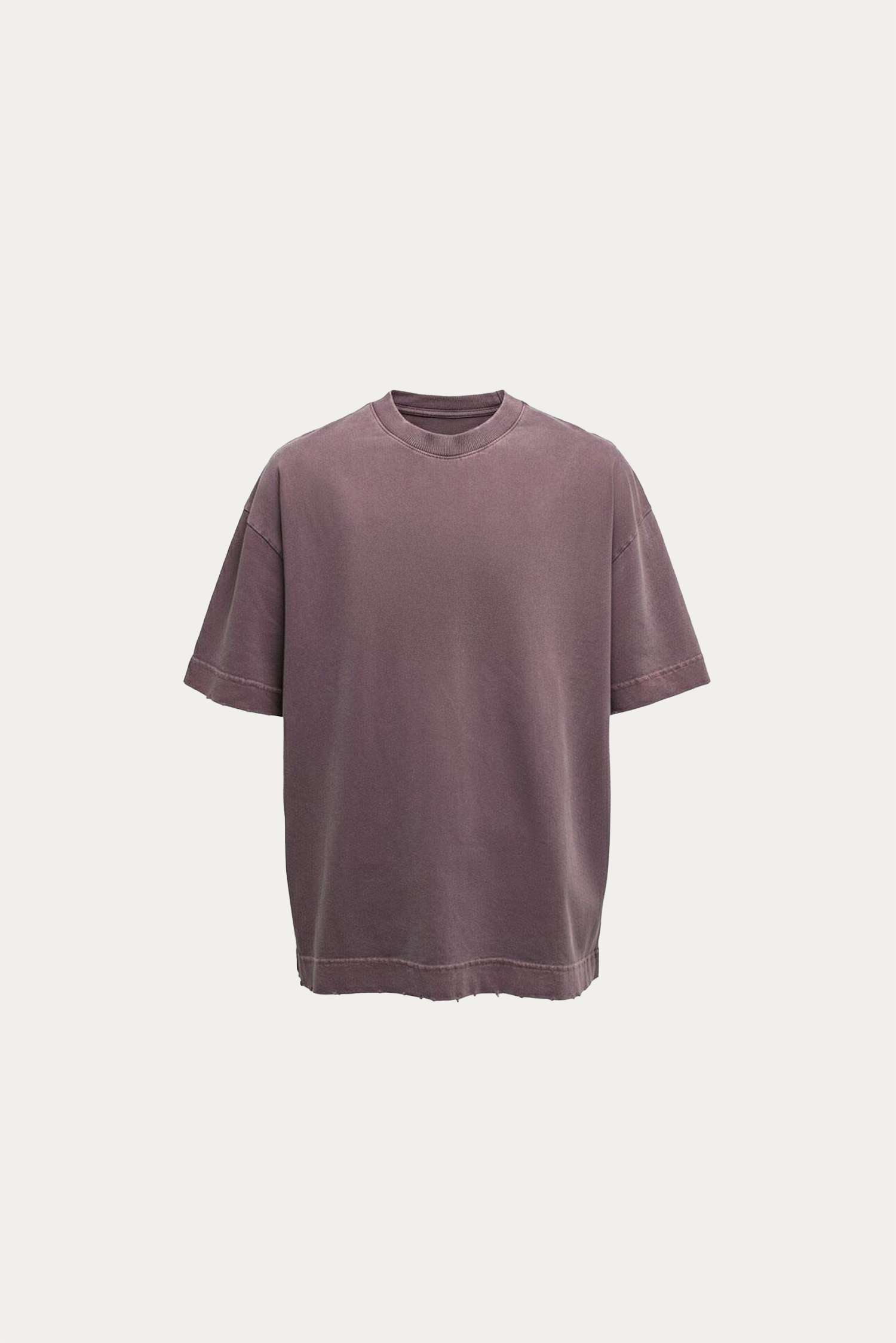 T-shirt Over Boxy " BASIC " - Bordô Estonado