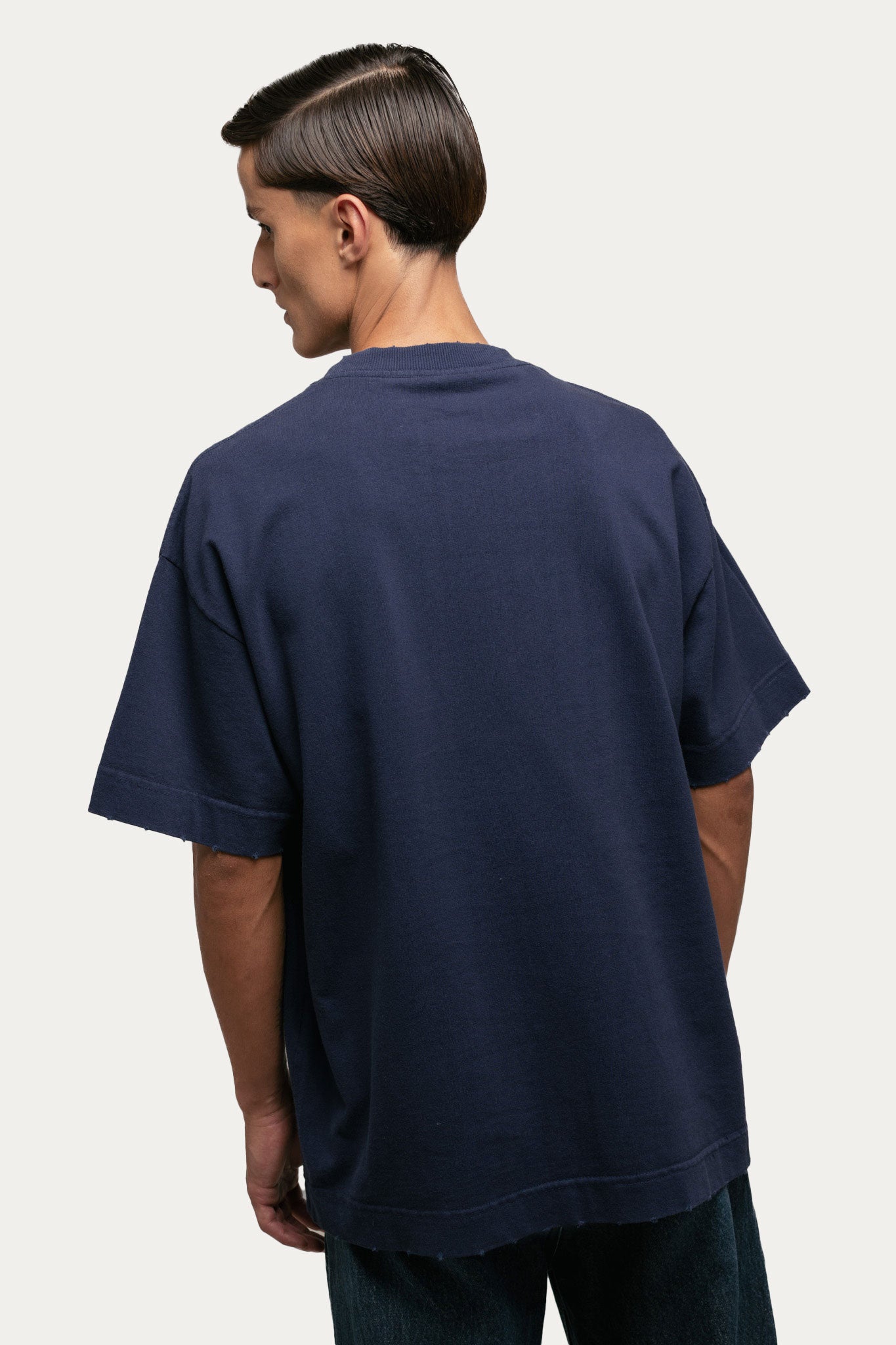 T-shirt Over Boxy " SINCE " - Azul Marinho