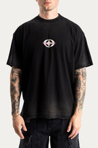T-SHIRT OVER " FRACTION " - PRETO