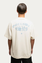 T-shirt Over Boxy " TAKE A RISK " - Off-White