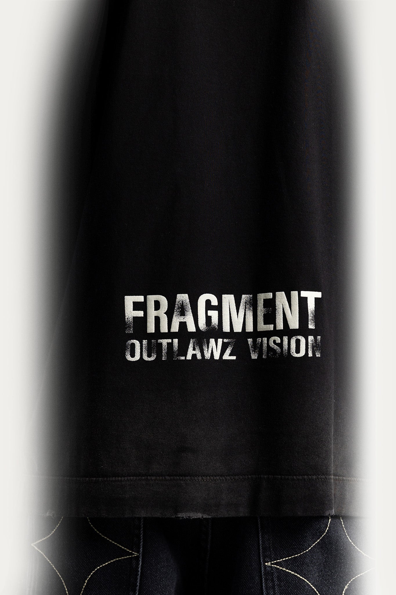 T-SHIRT OVER " FRACTION " - PRETO