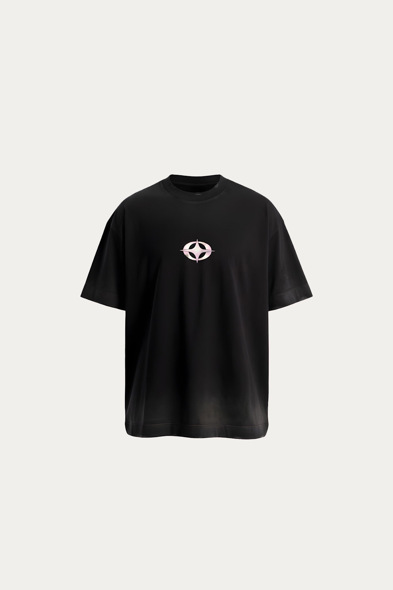 T-SHIRT OVER " FRACTION " - PRETO