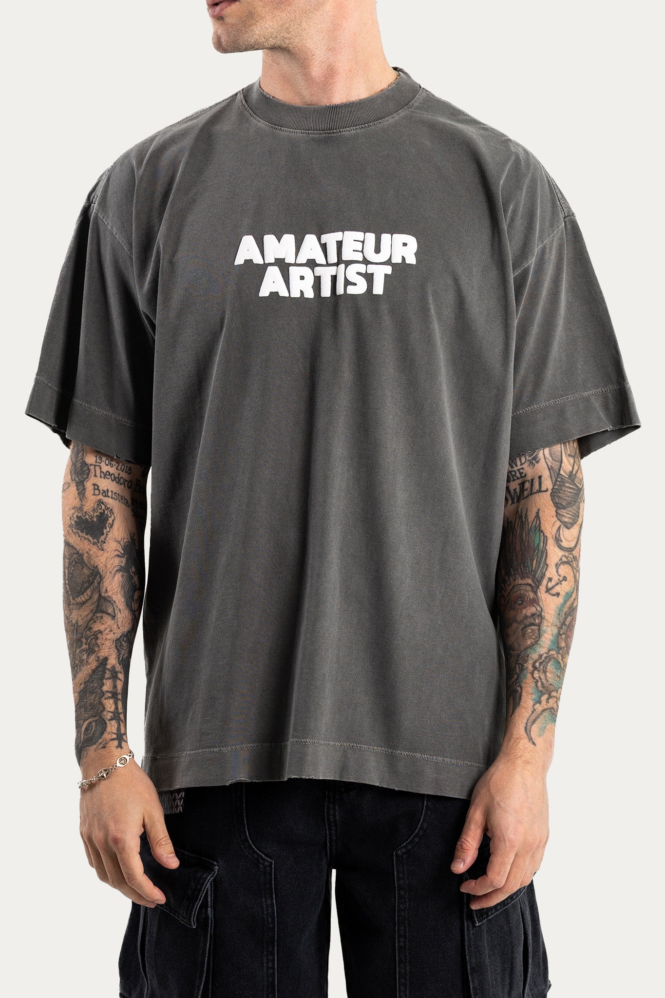 T-SHIRT OVER " ROGUE " - CINZA