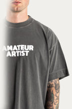 T-SHIRT OVER " ROGUE " - CINZA