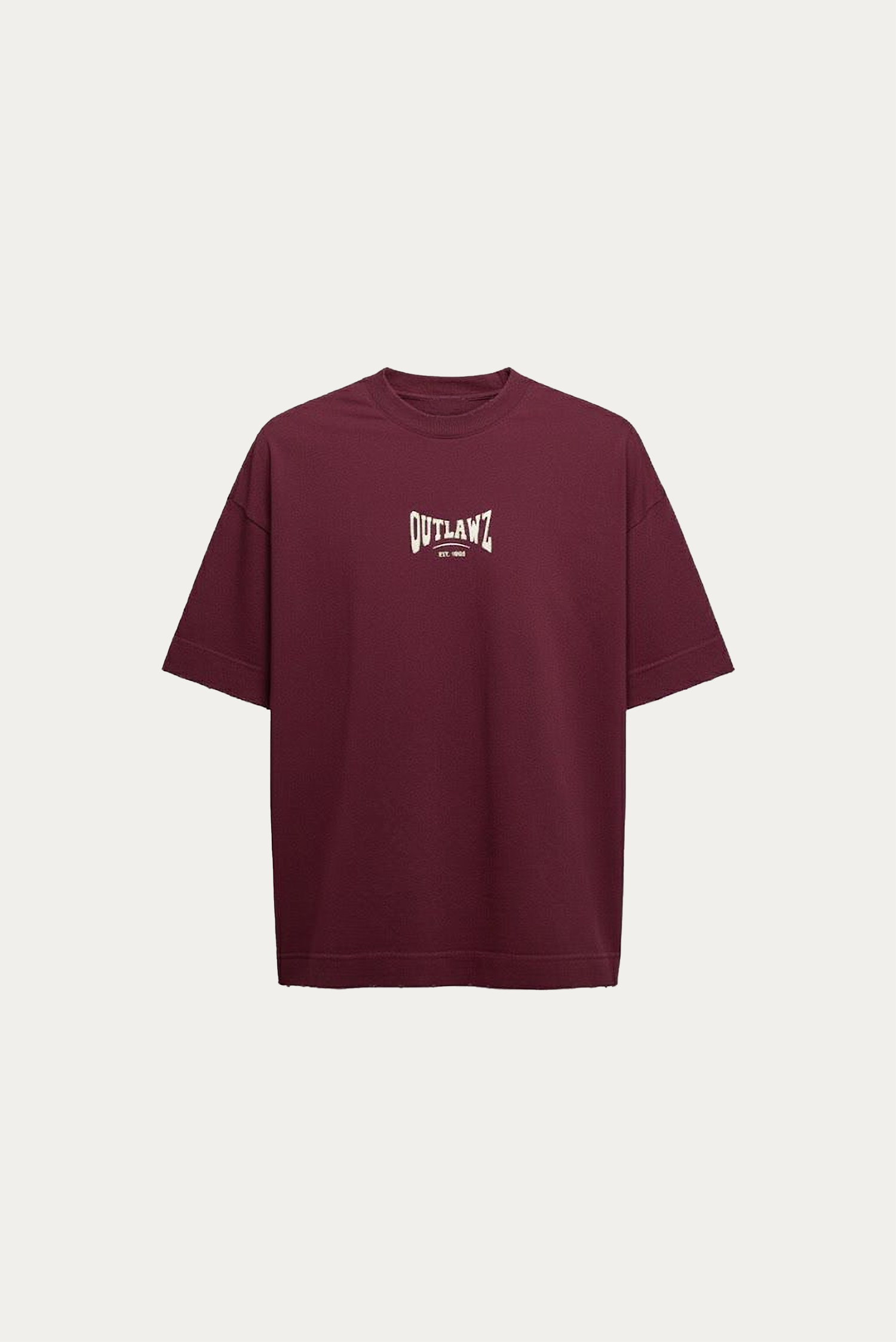 T-shirt Over Boxy " SINCE " - Bordô