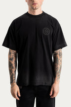 T-SHIRT OVER " SCUDO " - PRETO