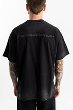 T-SHIRT OVER " SCUDO " - PRETO