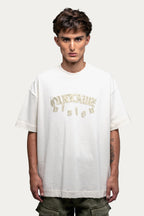 T-shirt Over Boxy "  NAKED " - Off-White