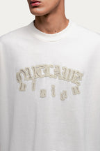 T-shirt Over Boxy "  NAKED " - Off-White