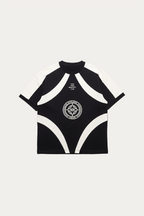 T-shirt Jersey " F.Y.N CLUB " - Preto/Off-White