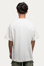 T-shirt Over Boxy "  NAKED " - Off-White