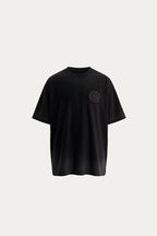 T-SHIRT OVER " SCUDO " - PRETO