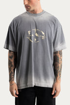 T-SHIRT OVER " OBJECT " - CINZA