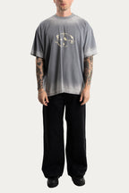 T-SHIRT OVER " OBJECT " - CINZA