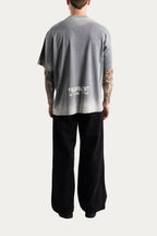 T-SHIRT OVER " FRACTION " - CINZA