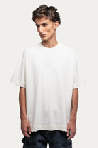 T-shirt Over Boxy " SINCE " - Off-White