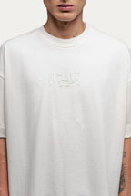 T-shirt Over Boxy " SINCE " - Off-White