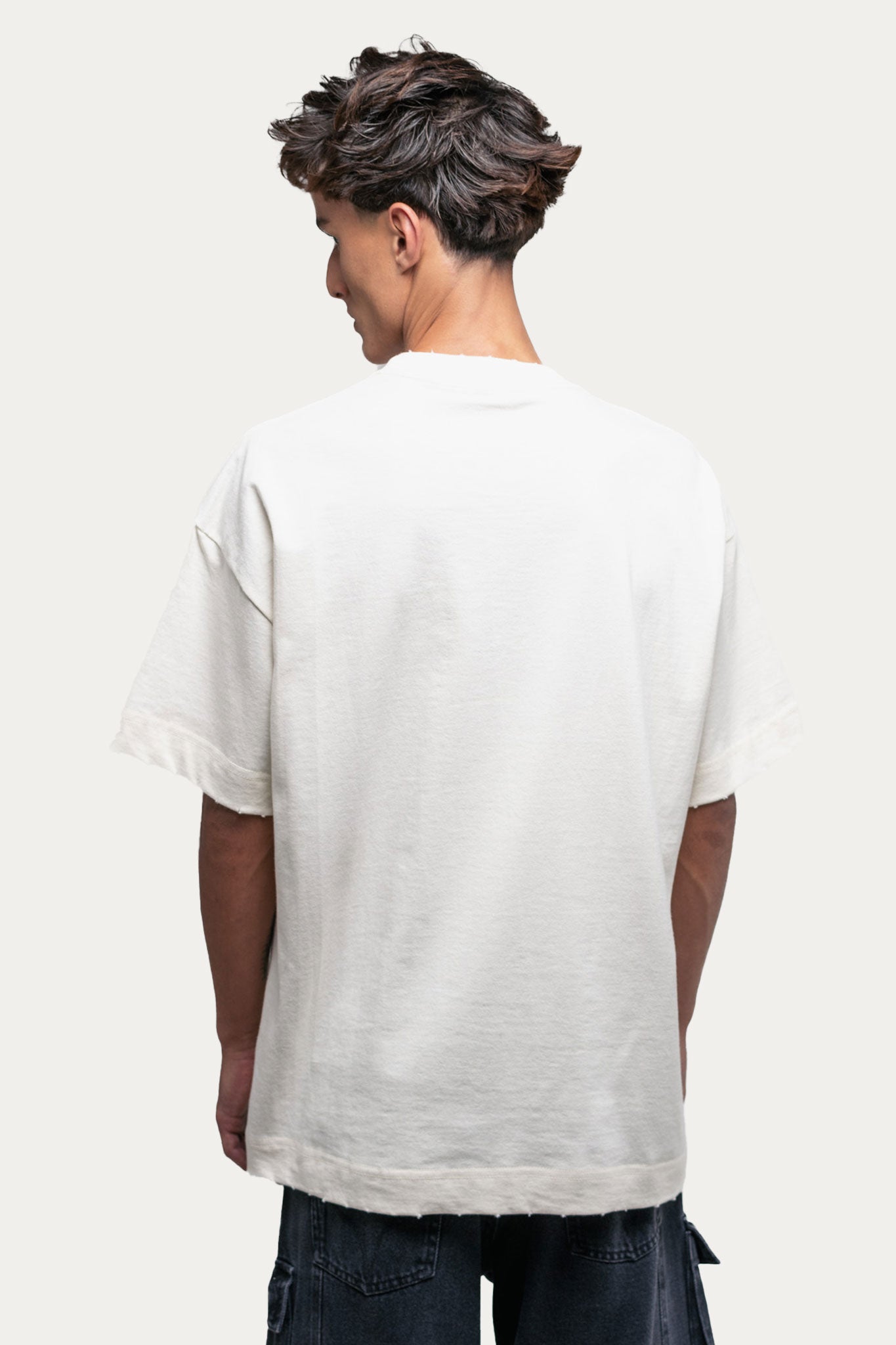 T-shirt Over Boxy " SINCE " - Off-White