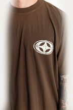 T-SHIRT OVER " FAST " - MARROM