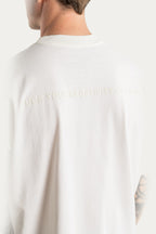 T-SHIRT OVER " SCUDO " - OFF-WHITE