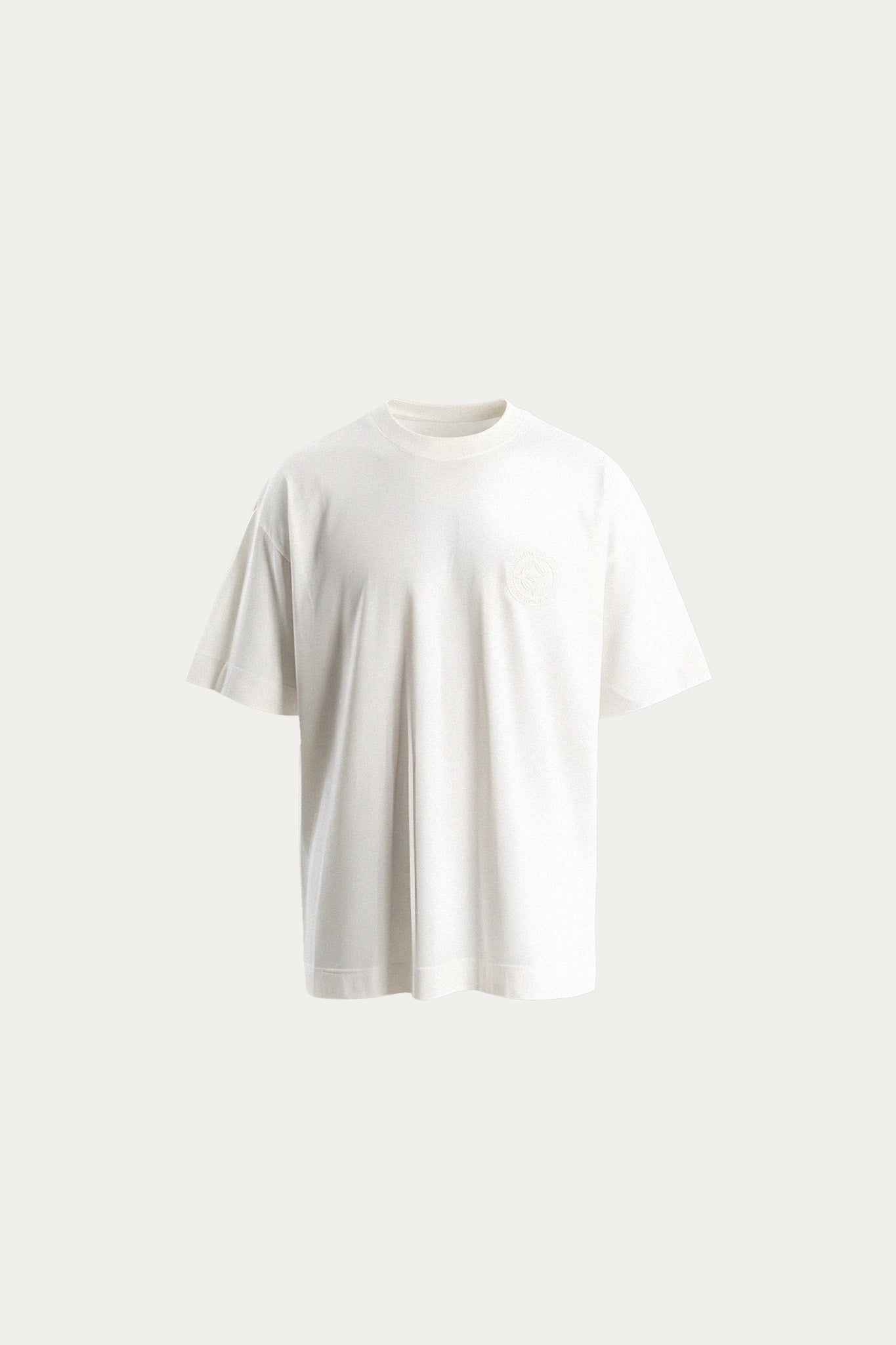 T-SHIRT OVER " SCUDO " - OFF-WHITE