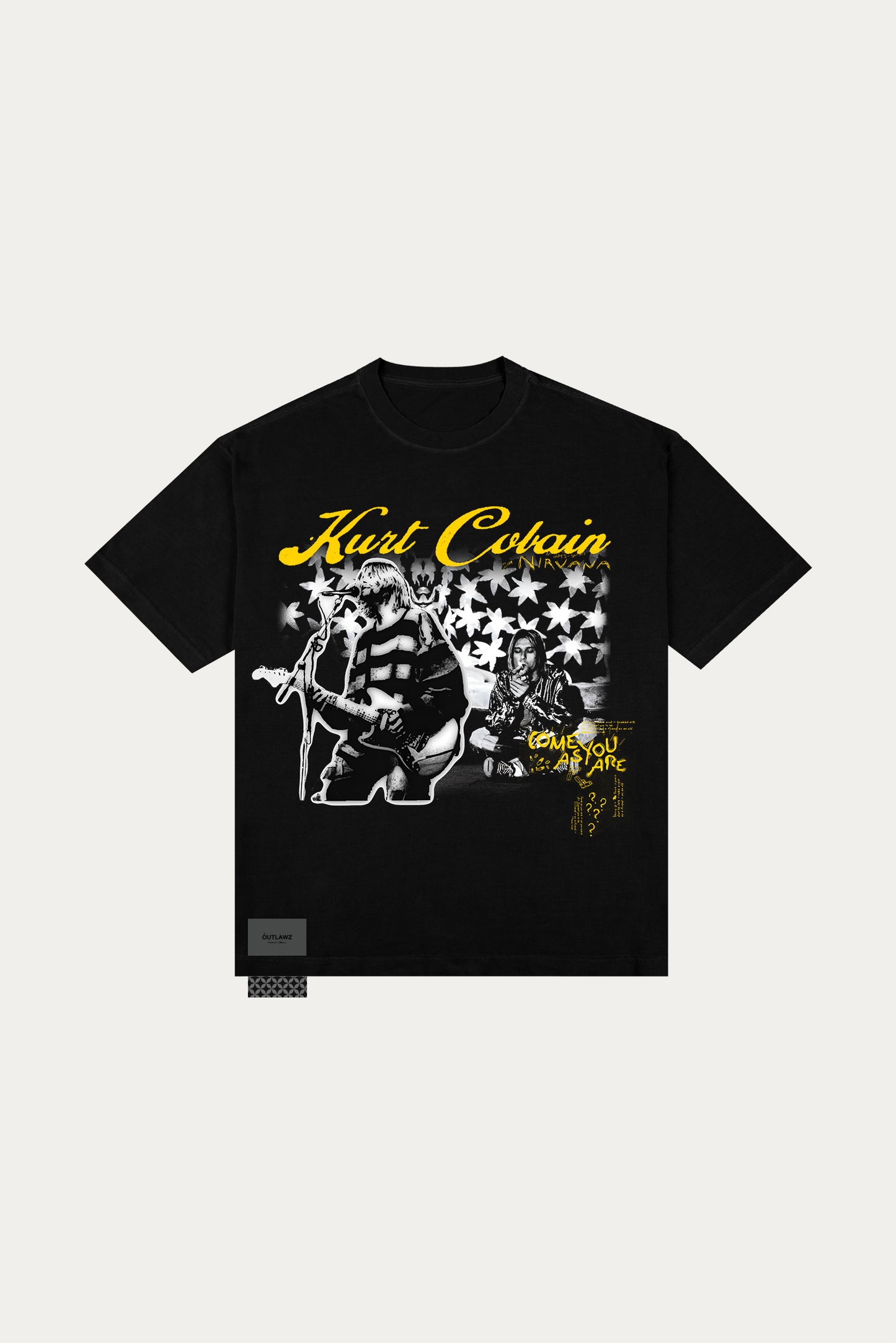 T-Shirt Over Boxy "KURT" - Preta