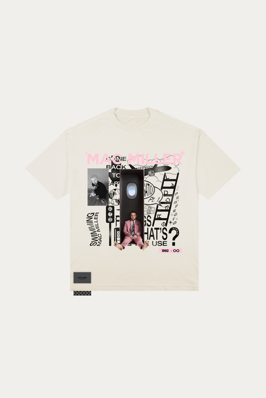 T-Shirt Over Boxy "MAC MILLER" - Off White