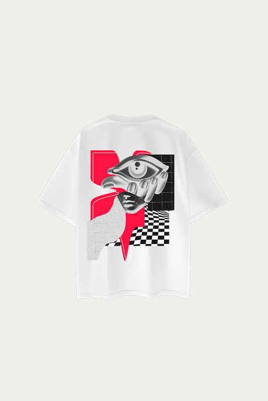 T-Shirt Over "Mind Dimension" - Branco