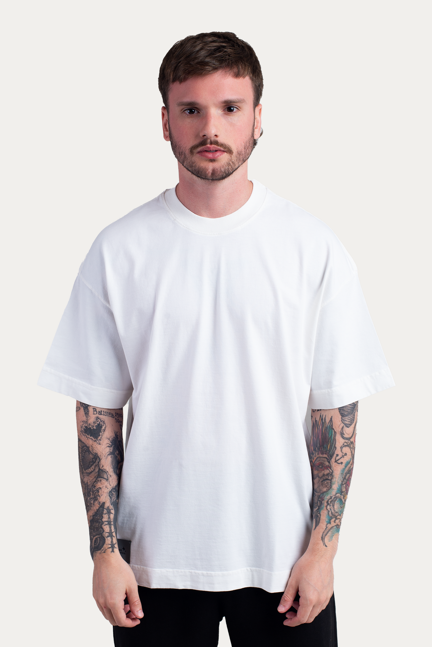 T-shirt Over Boxy "BASIC" - Off White