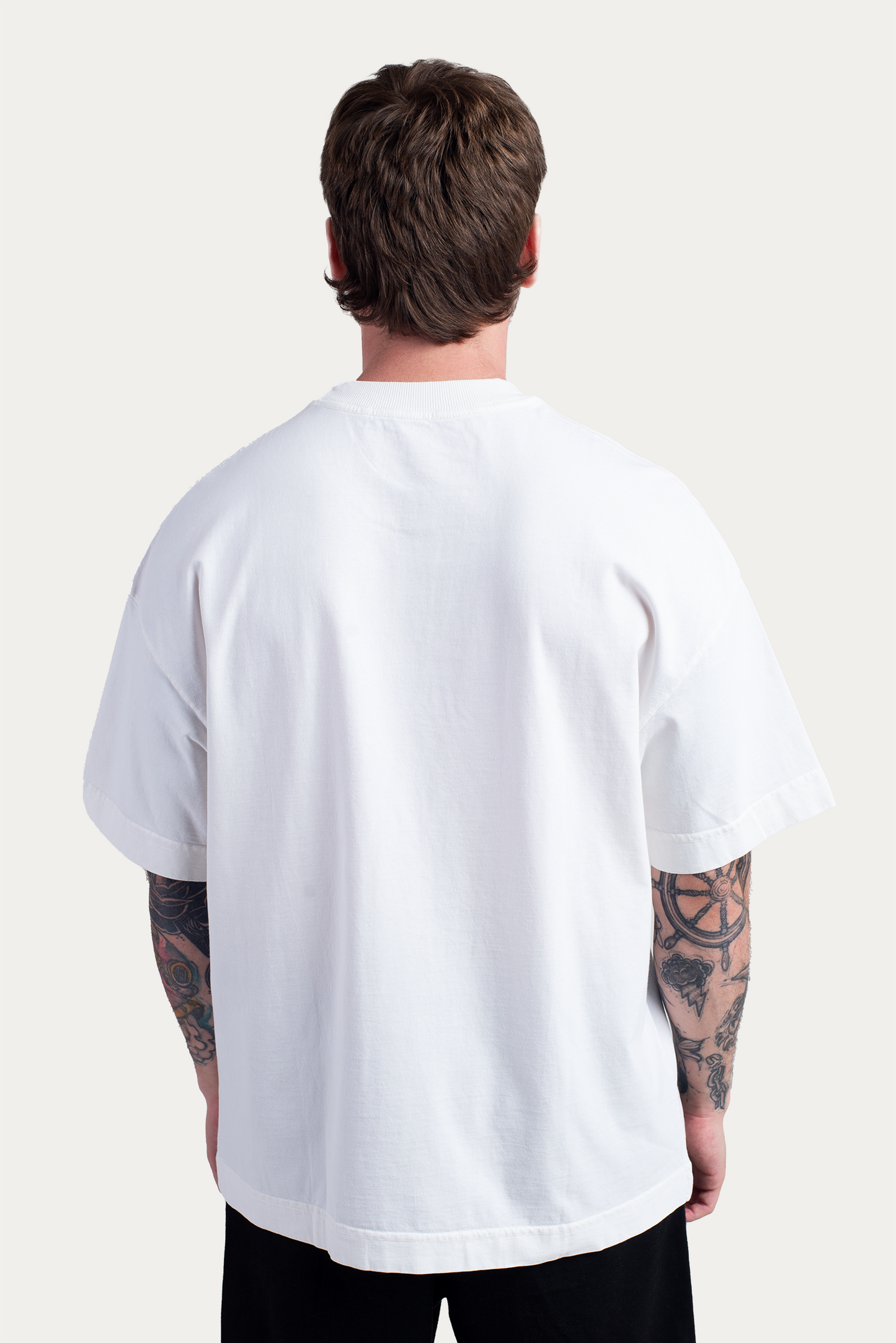 T-shirt Over Boxy "BASIC" - Off White