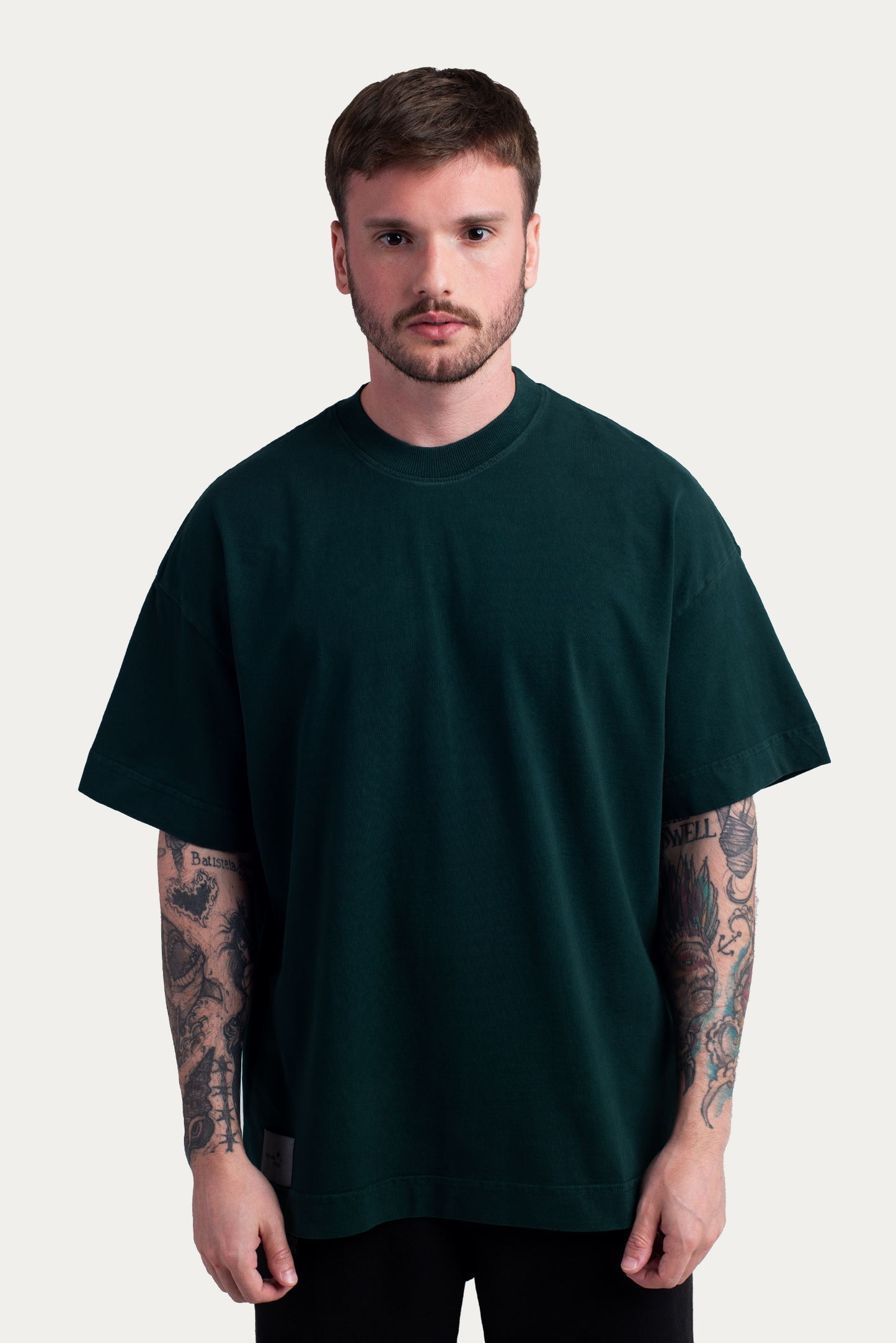 T-shirt Over Boxy "BASIC" - Verde